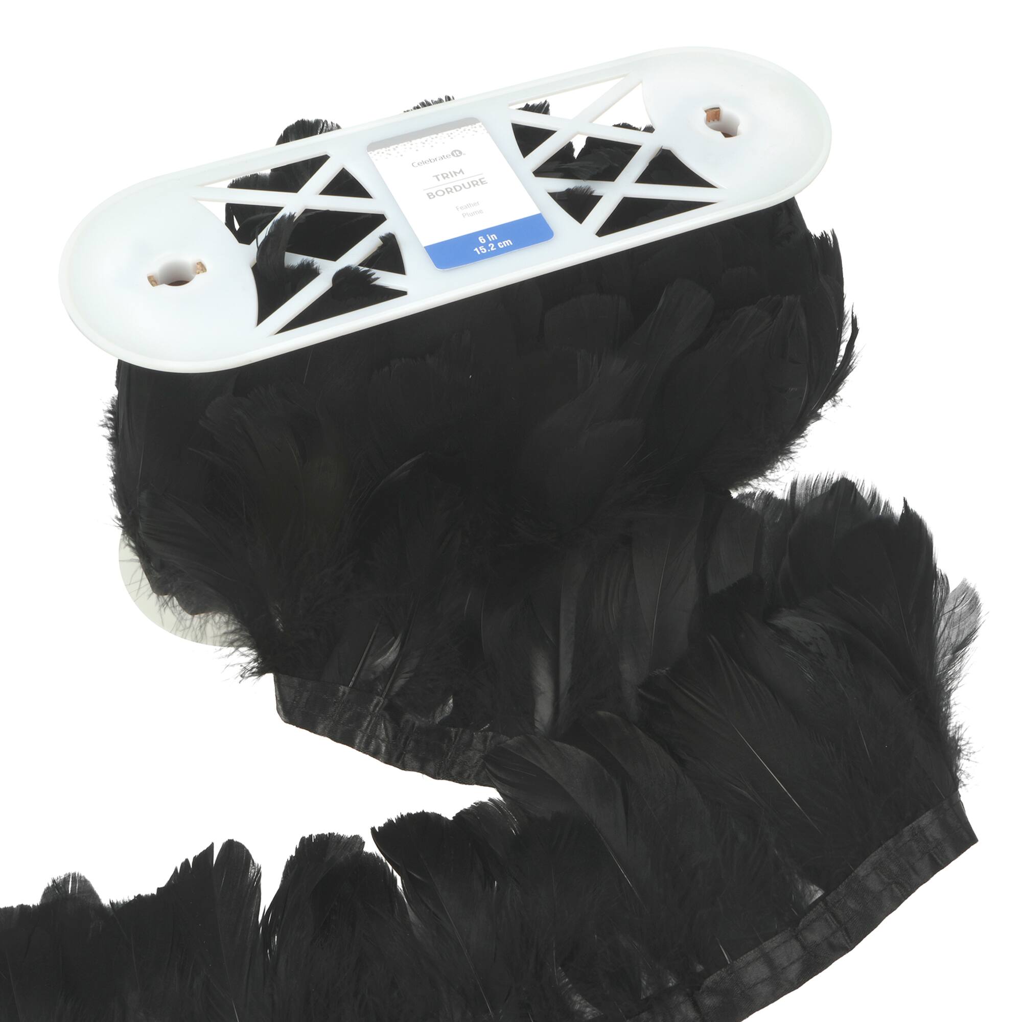 6" Natural Feather Trim by Celebrate It